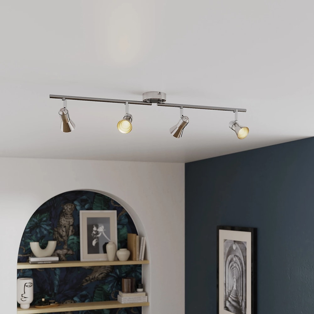 Spot GOODHOME Aphroditus, 4 becuri, GU10, crom