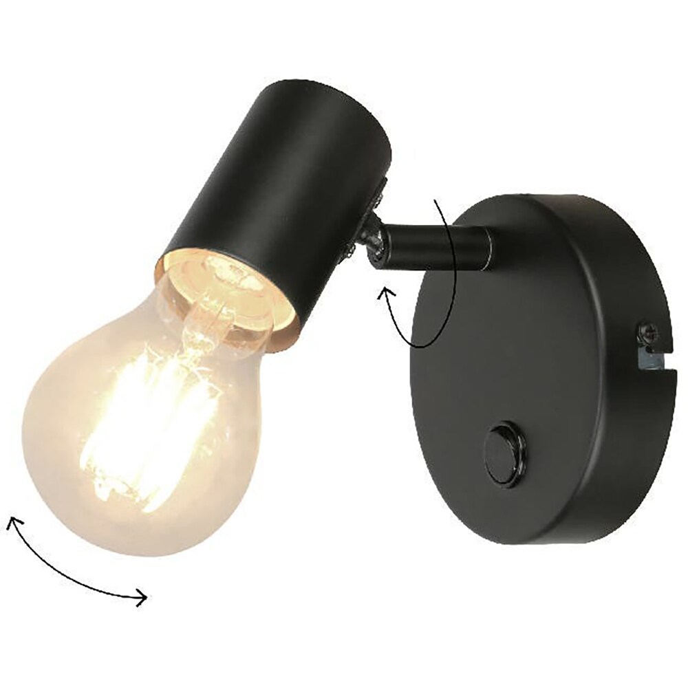 Spot GOODHOME Ghlin Mblk, 8.6W, E27, negru