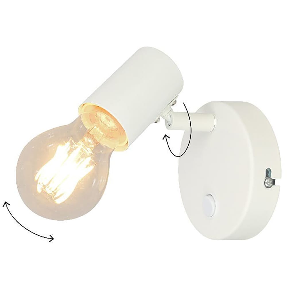 Spot GOODHOME Ghlin, 1 bec, E27, alb