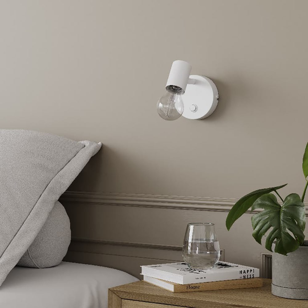 Spot GOODHOME Ghlin, 1 bec, E27, alb