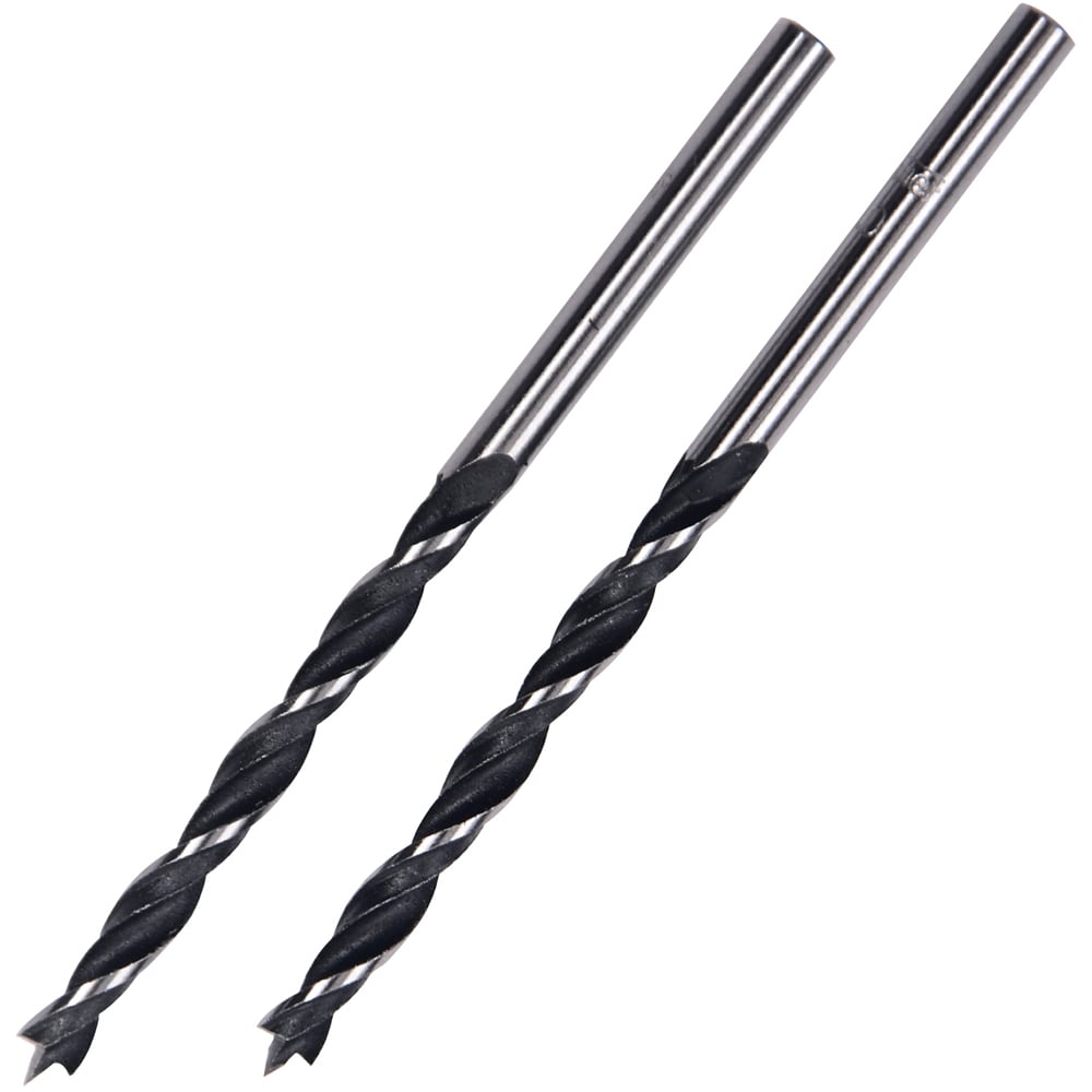 Burghiu lemn Erbauer, 4 x 75 mm, 2 bucati