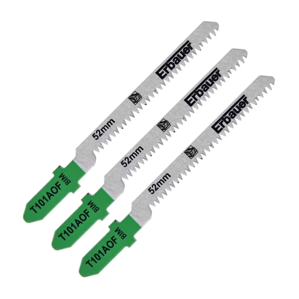 Lame fierastrau Erbauer T101AOF, pentru laminate, 1.5-15 mm, 3 buc