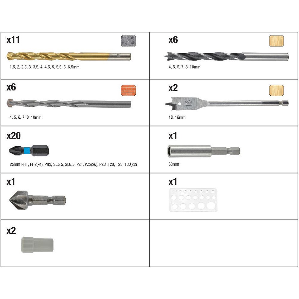 Set mix 50 burghie Erbauer