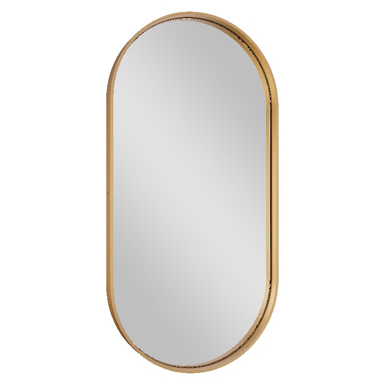 Oglinda baie, aurie, ovala  GoodHome