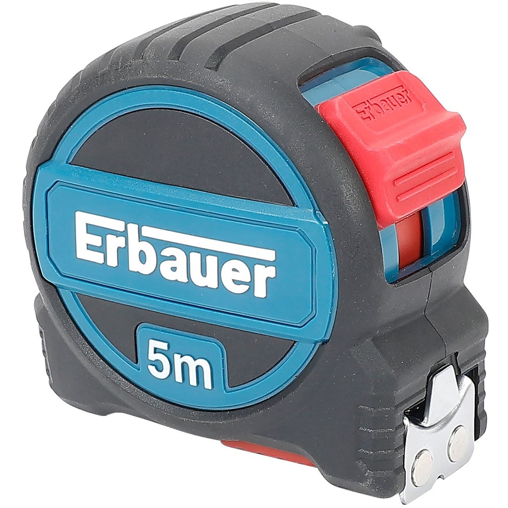 Ruleta ERBAUER, 5 m, plastic, gri