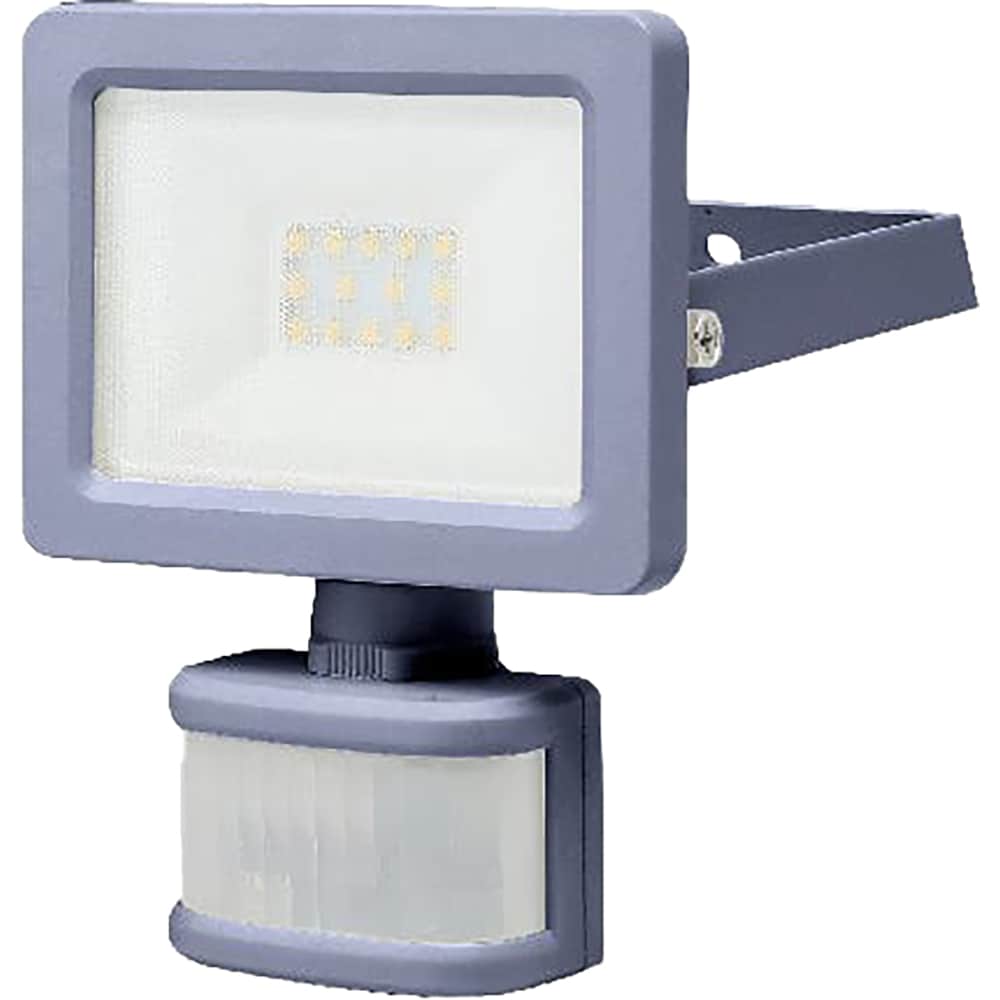 Proiector LED cu senzor de miscare GOODHOME Lucan, 10 W, 800 lumeni, IP65, 5000K, gri