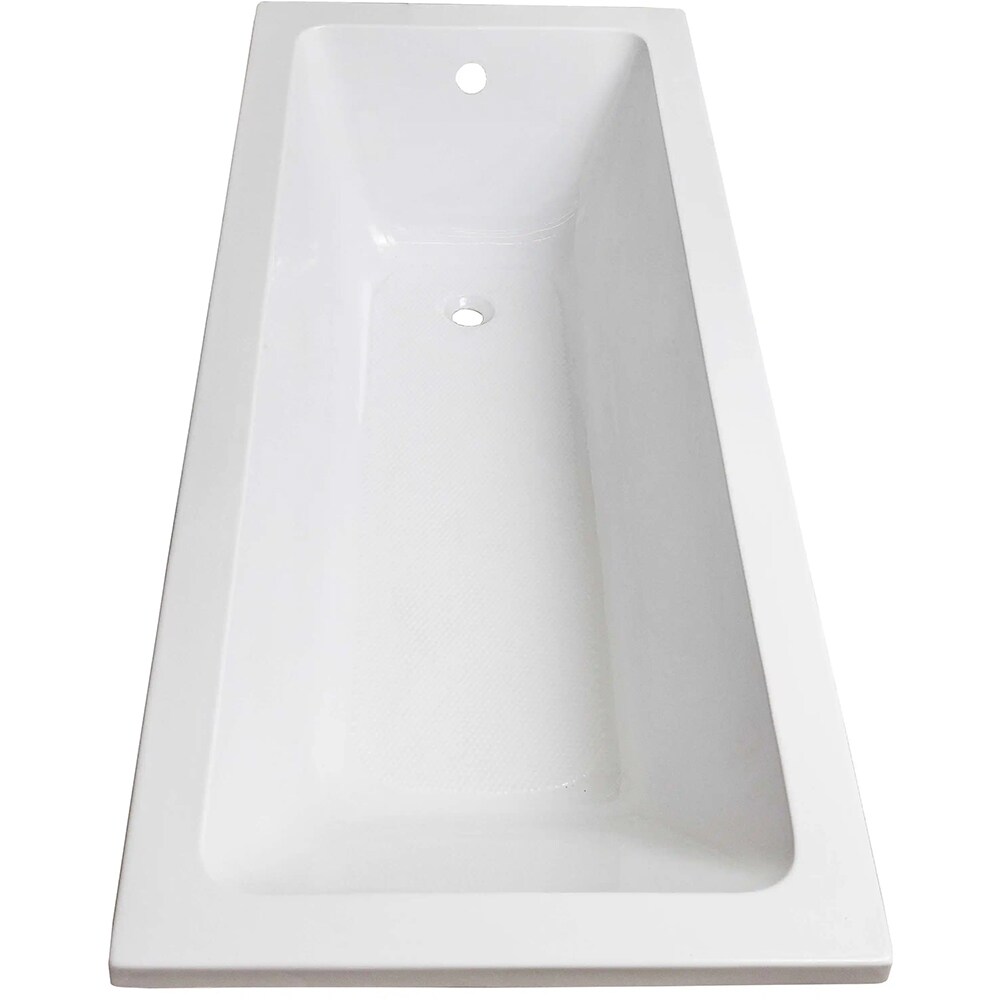 Cada baie Bresi Wall WA9020, acrilic, reversibila, 170 x 70 x 39 cm, alb