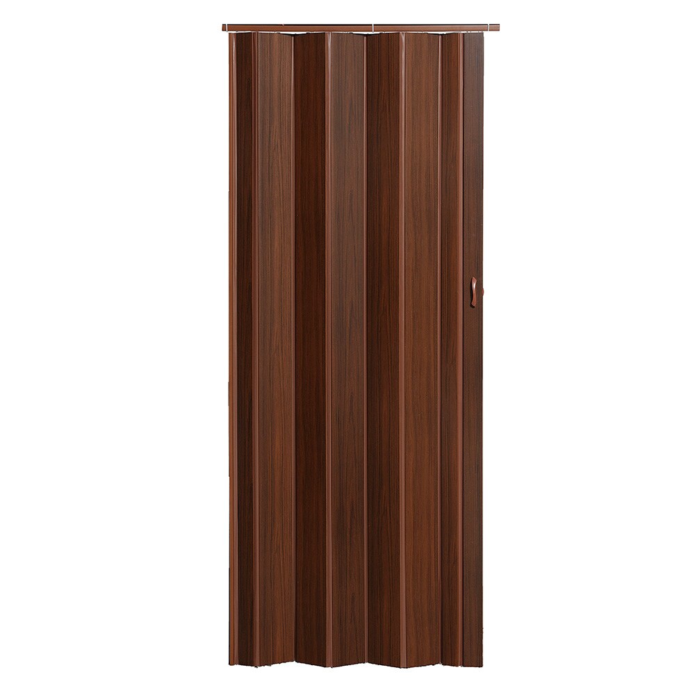 Usa interior Acordeon, fara geam, reversibila, PVC, 83 x 203 cm, maro