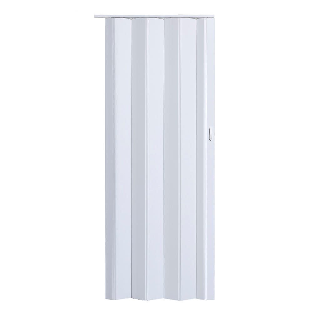 Usa interior Acordeon, fara geam, reversibila, PVC, 83 x 203 cm, alb