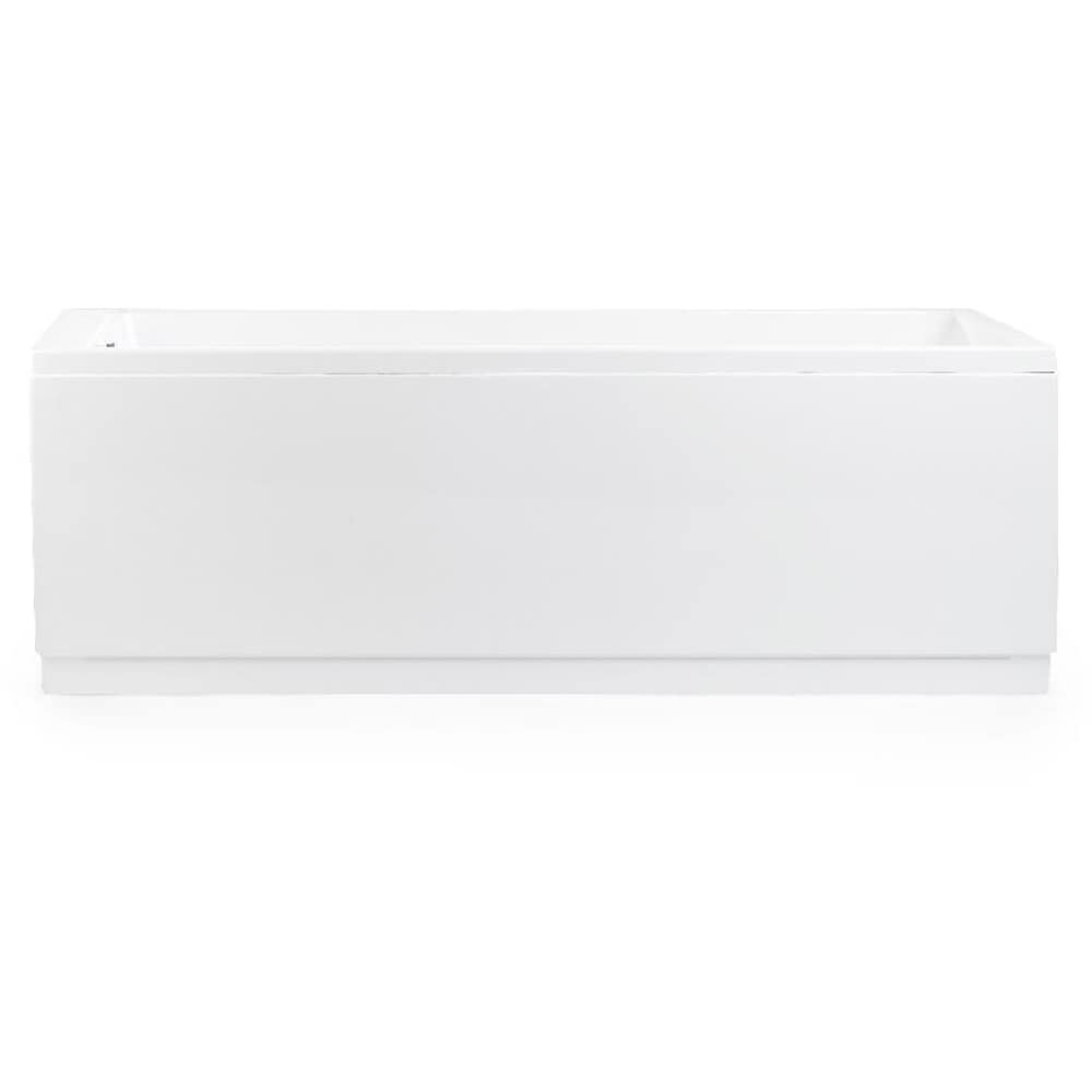 Cada baie GOODHOME Teesta, reversibila, acril, 170 x 70 x 39.5 cm, alb