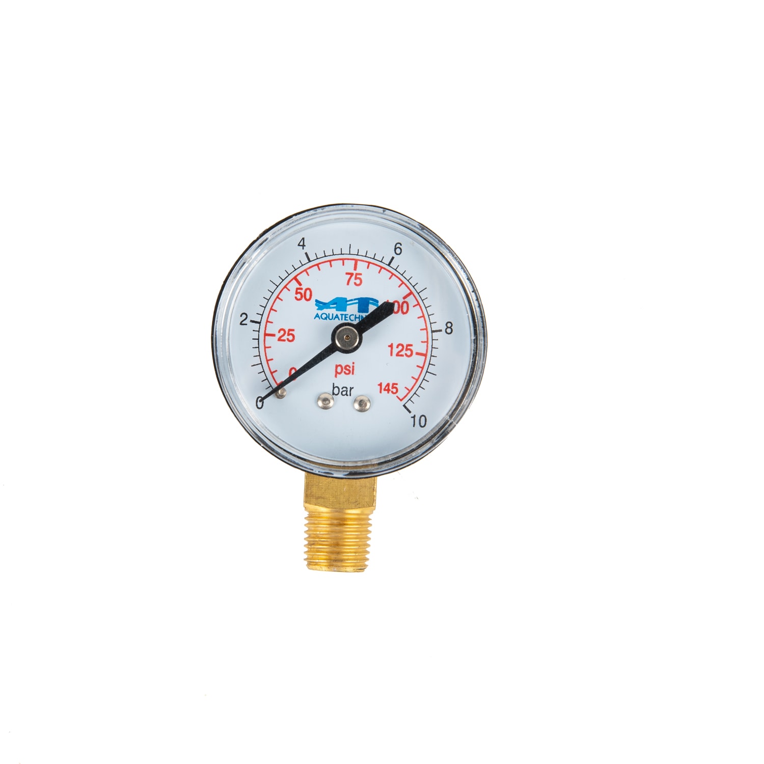 Manometru AQUATEHNICA MAN10-SIDE, 1/4'', plastic