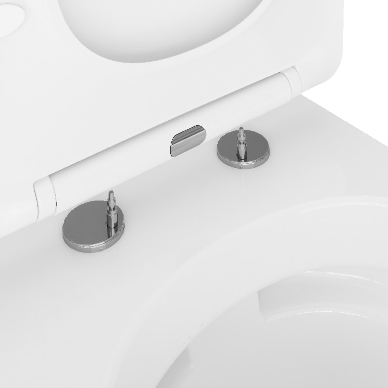 Vas WC suspendat, alb, inchidere lenta Levanna