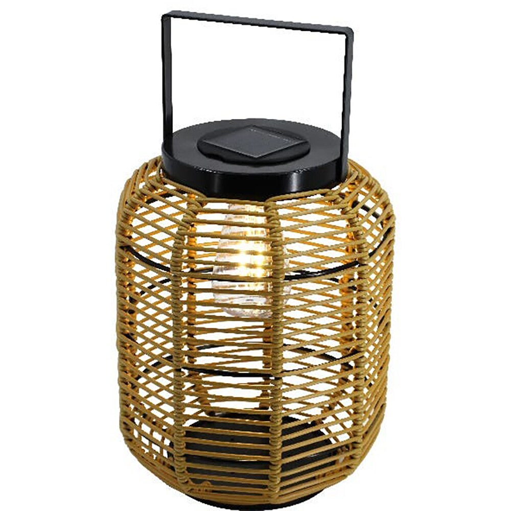 Felinar solar LED Umatilla, 0.06 W, 1 lumen, IP44, 3000K, maro/negru