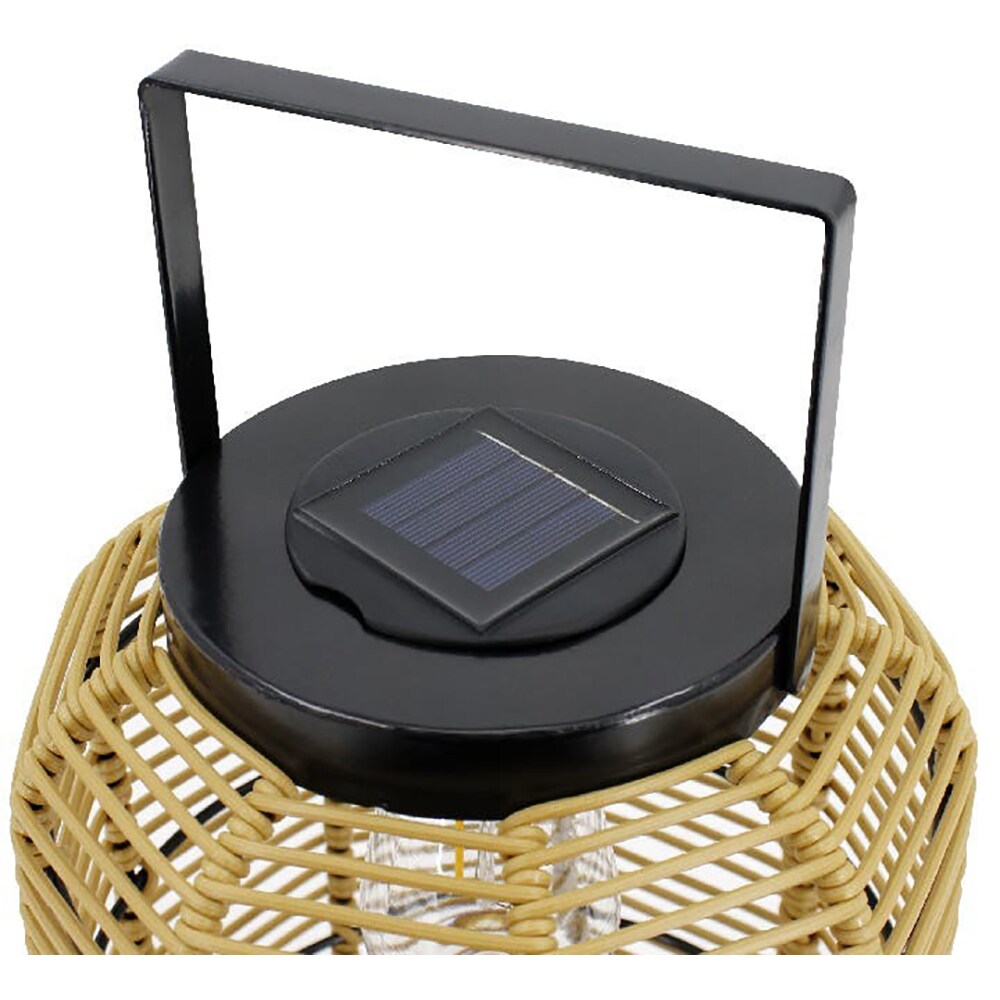Felinar solar LED Umatilla, 0.06 W, 1 lumen, IP44, 3000K, maro/negru