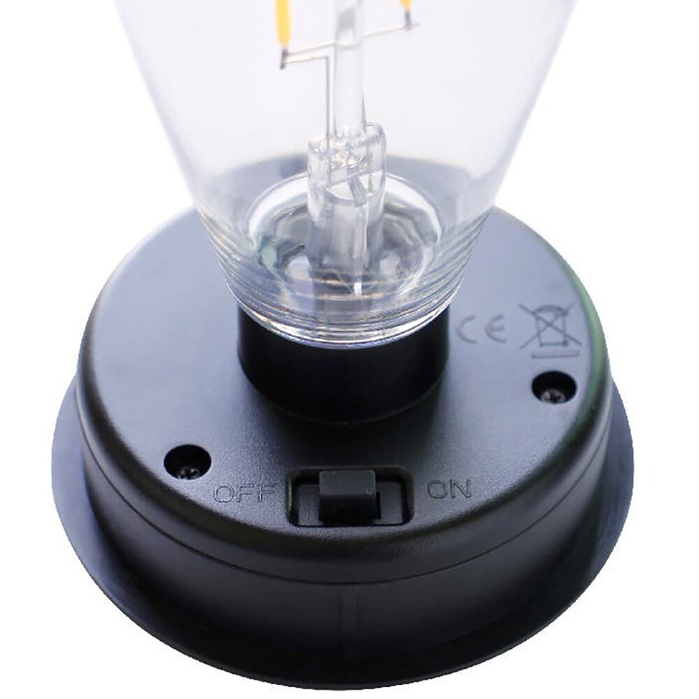 Felinar solar LED Umatilla, 0.06 W, 1 lumen, IP44, 3000K, maro/negru