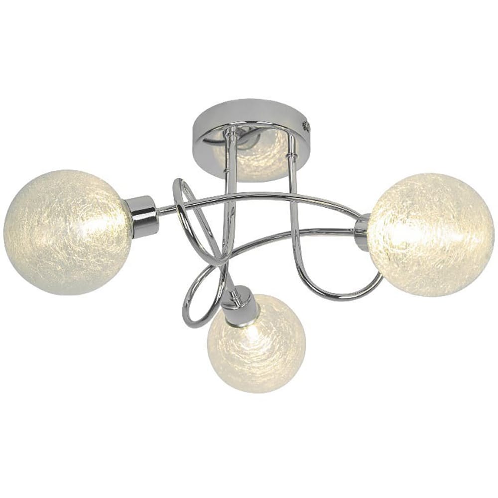 Lampa de interior GOODHOME Onnes, 3 x G9, 25W, argintiu