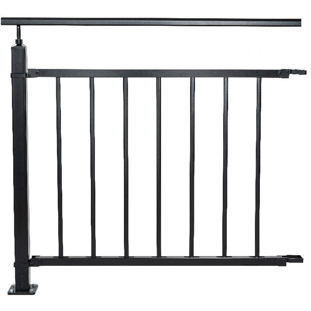 Balustru modular BATUMI, 100 x 100 cm, metal, negru