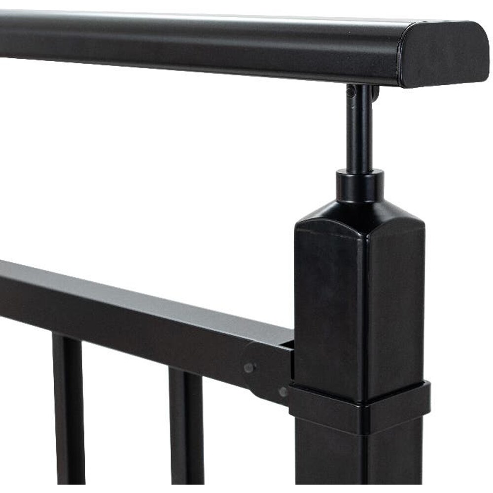 Balustru modular BATUMI, 100 x 100 cm, metal, negru