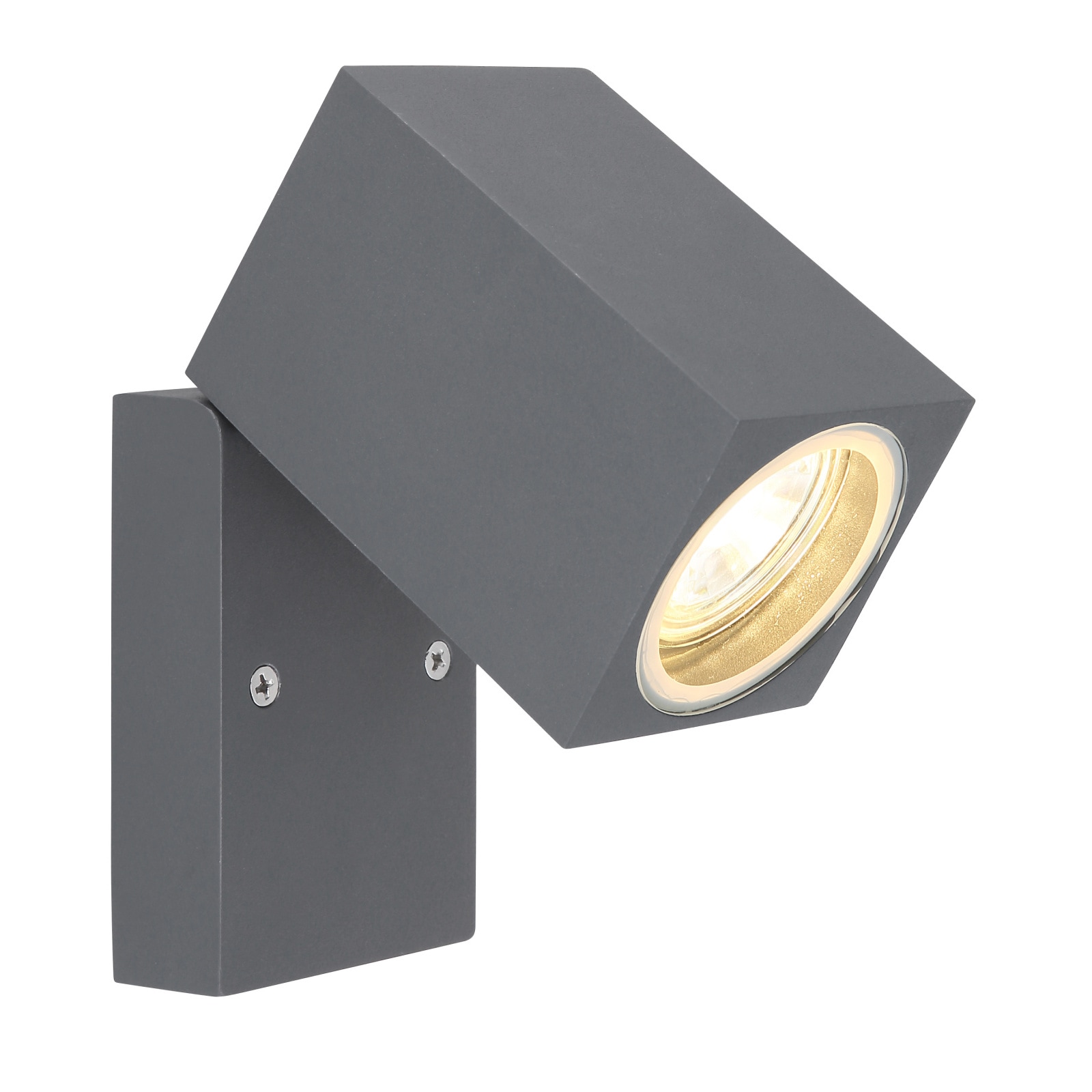 Lampa exterior GLOBO Veronika, IP44, GU10, 35W, aluminiu, gri