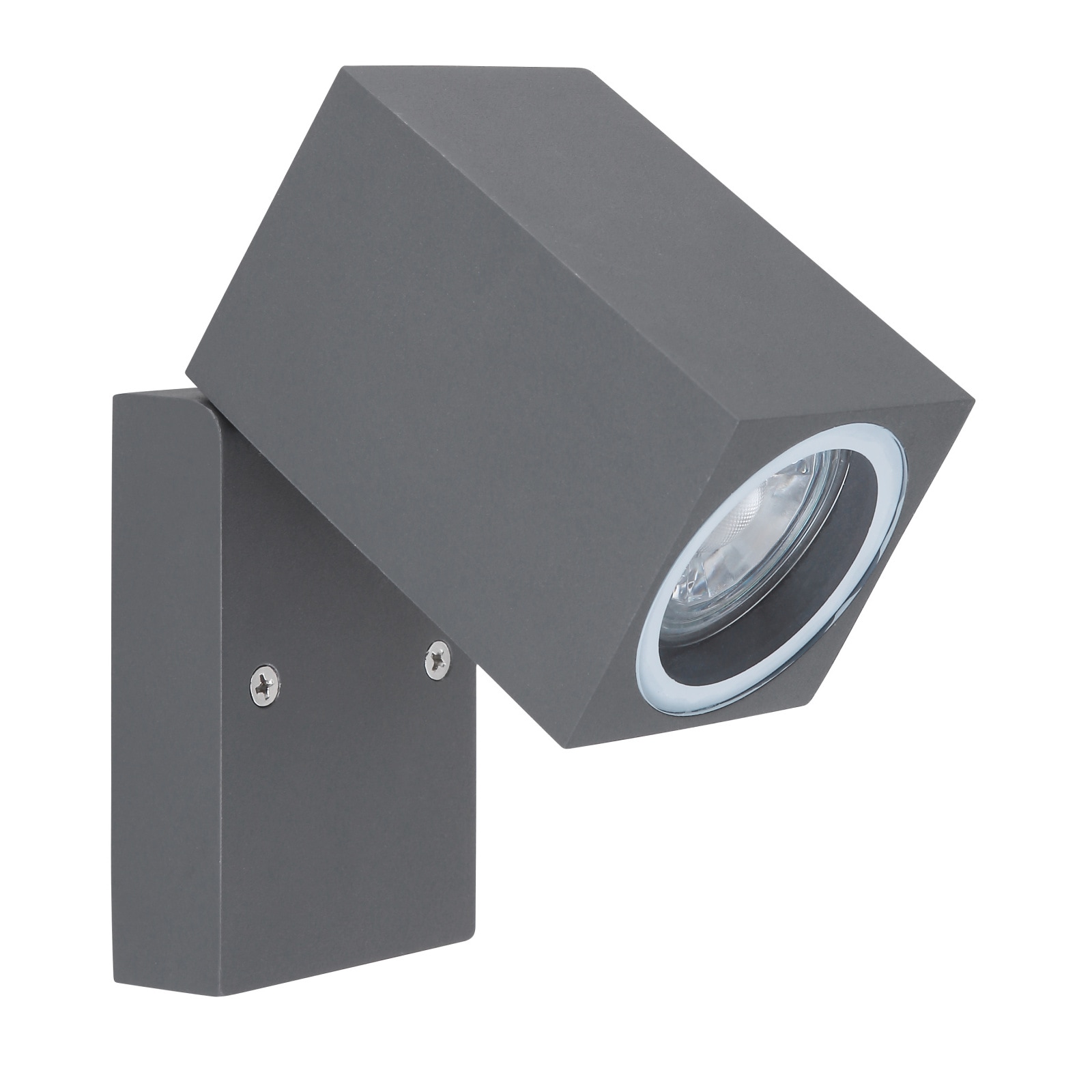 Lampa exterior GLOBO Veronika, IP44, GU10, 35W, aluminiu, gri