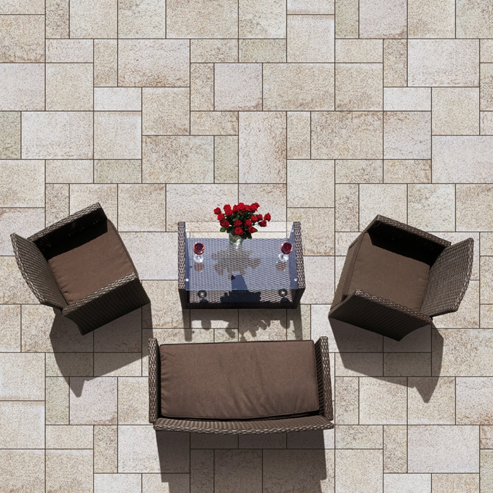 Pavaj SEMMELROCK Umbriano Combi, 20.4 x 40.6 x 6 cm, bej