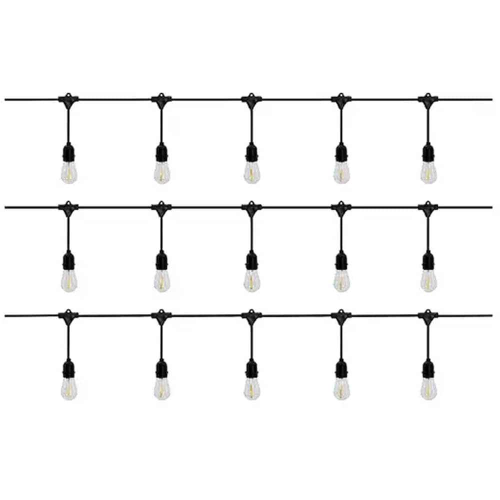 Ghirlanda decorativa Pandoro 101326263, 10m, 15 becuri, negru