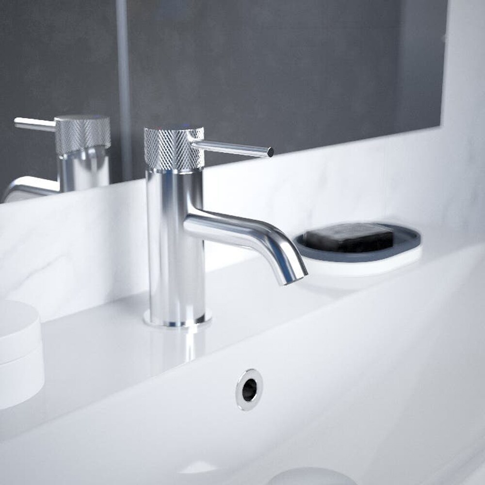 Baterie lavoar GOODHOME Owens, alama, crom