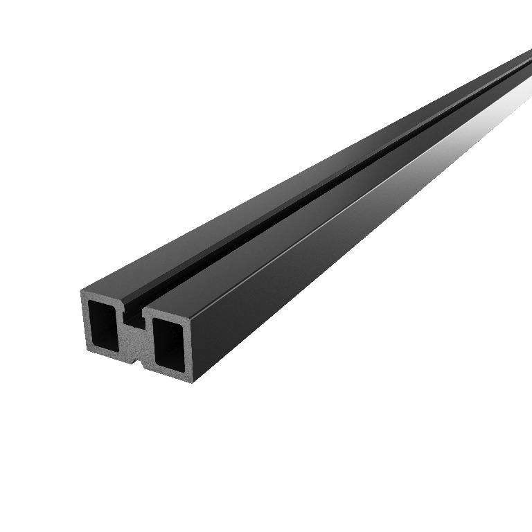 Grinda substrat pentru pardoseala/dusumea KLIKSTROM, 302 x 5.5 x 3 cm, compozit, gri inchis