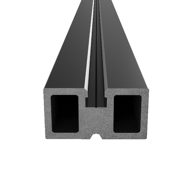 Grinda substrat pentru pardoseala/dusumea KLIKSTROM, 302 x 5.5 x 3 cm, compozit, gri inchis