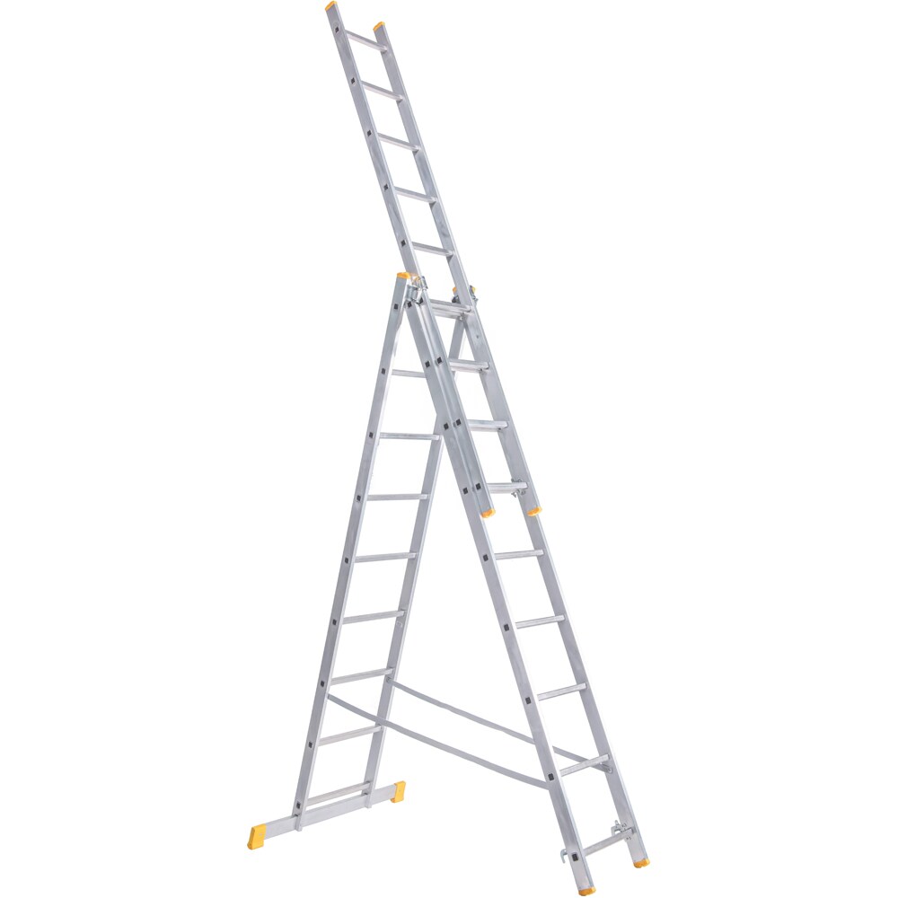 Scara pliabila, Inaltime lucru 562 cm, 3x9 trepte, aluminiu