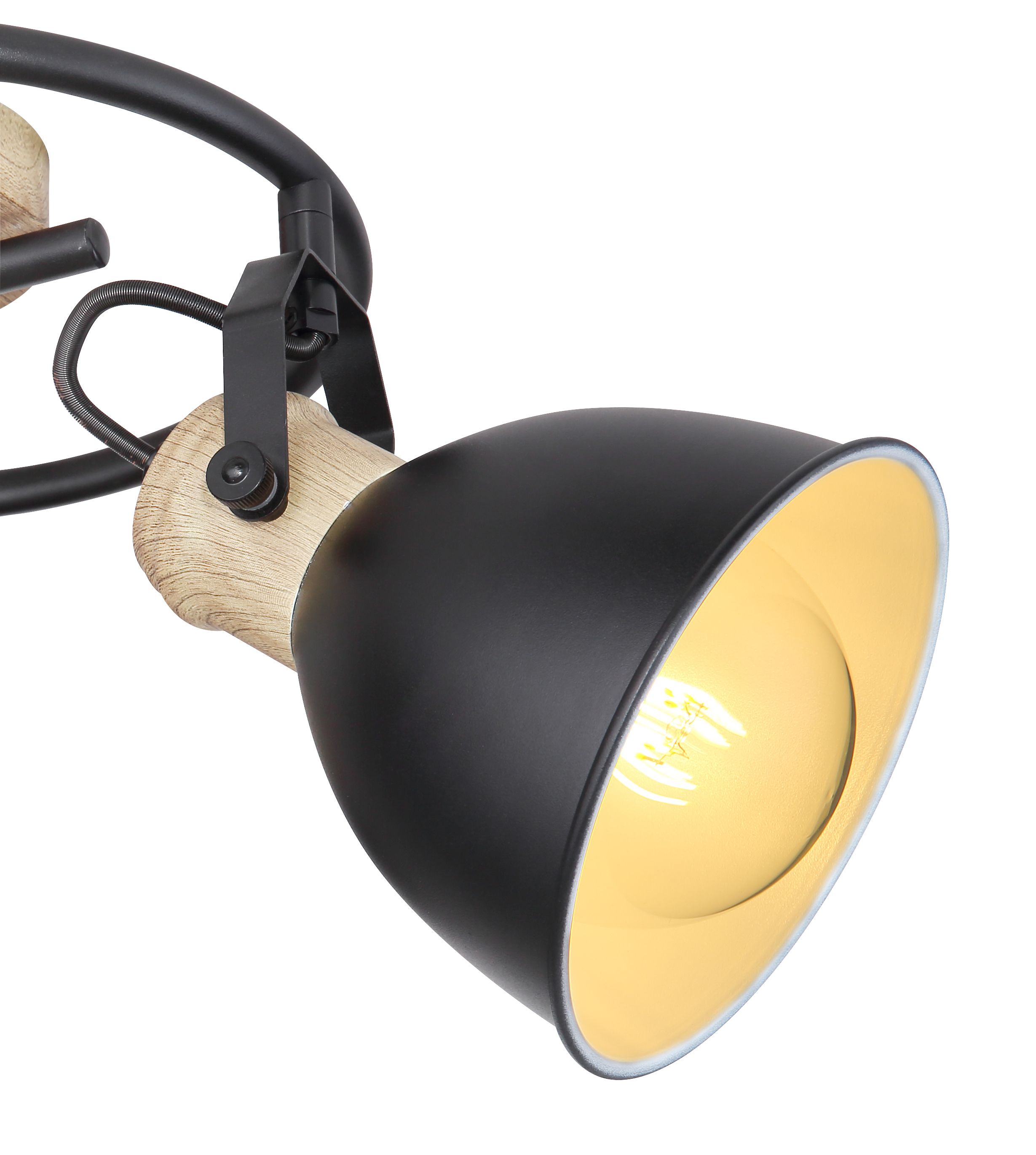 Spot negru, metal, E27, 40W  Globo