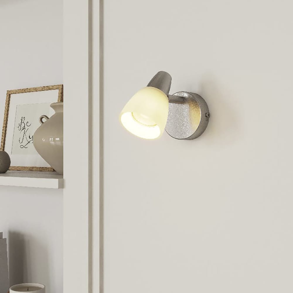 Spot GOODHOME Aphaea, 10W, E14, argintiu