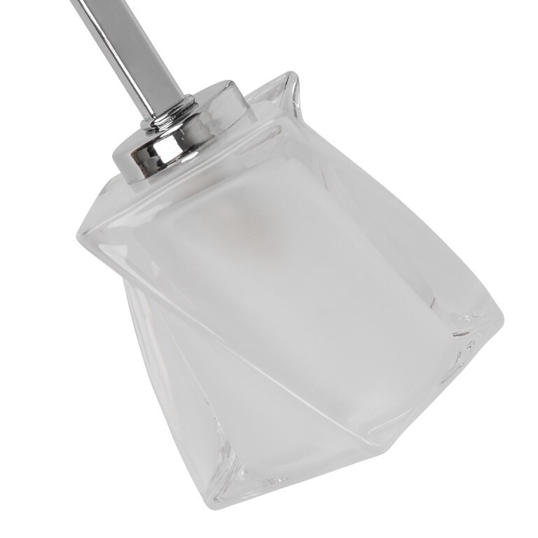 Plafoniera LED, 5 x G9, alb/argintiu, lumina alb cald