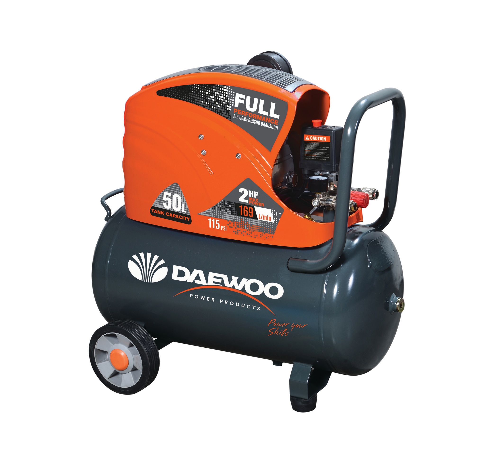 Compresor aer, 50L, 2CP, 8 Bar   Daewoo DAAC50DN
