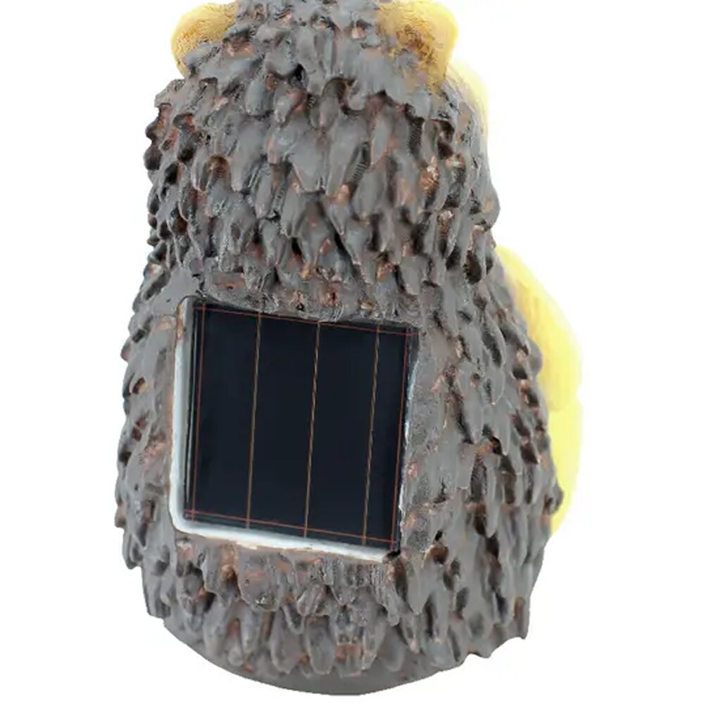 Lampa solara arici SITE 101338608, IP44, galben