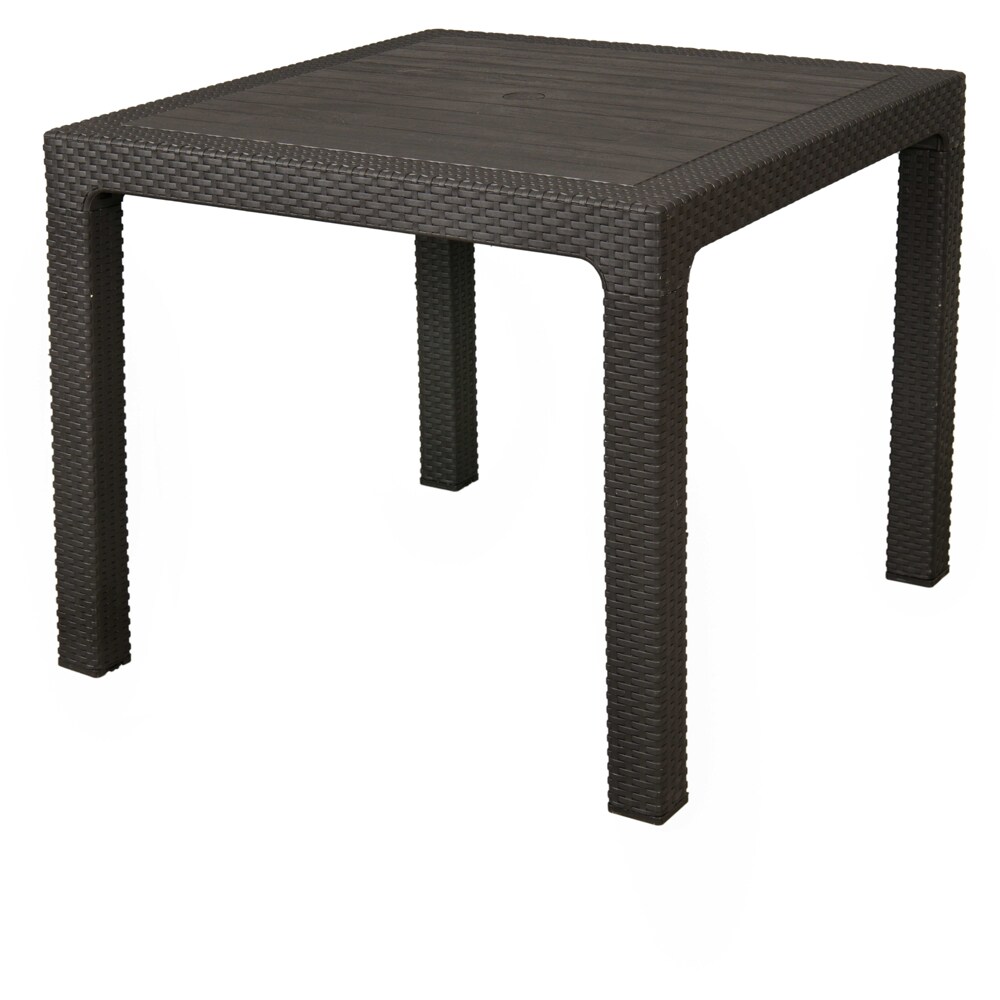 Masa terasa Outdoor Living, plastic, 90 x 90 x 75 cm, antracit