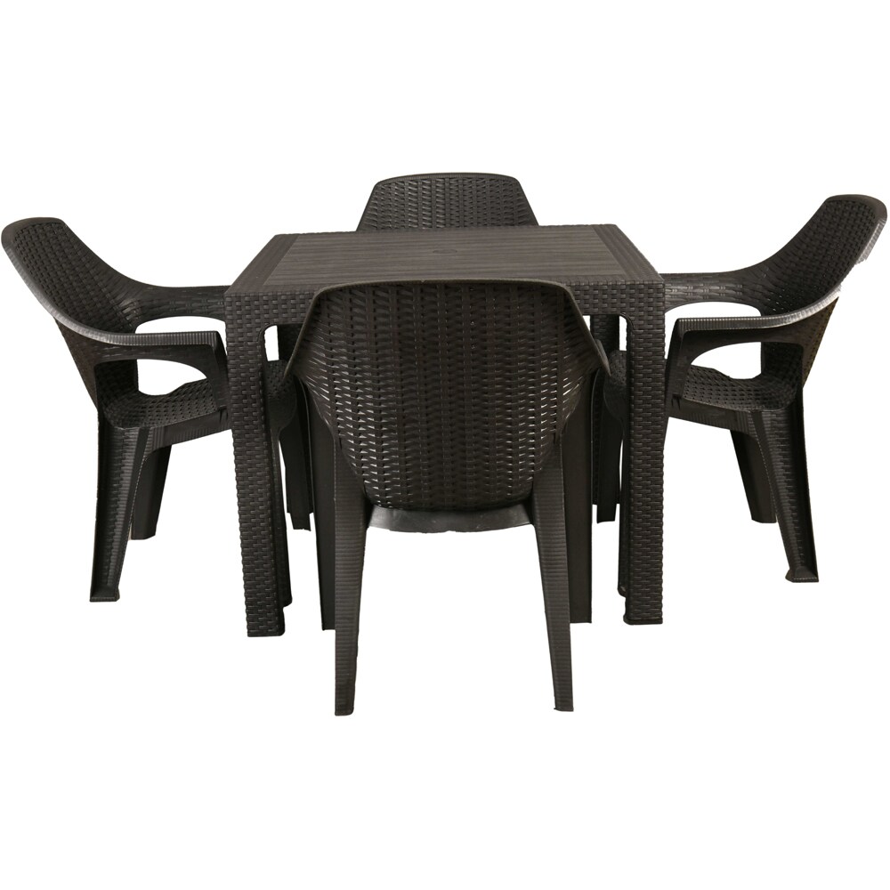 Masa terasa Outdoor Living, plastic, 90 x 90 x 75 cm, antracit