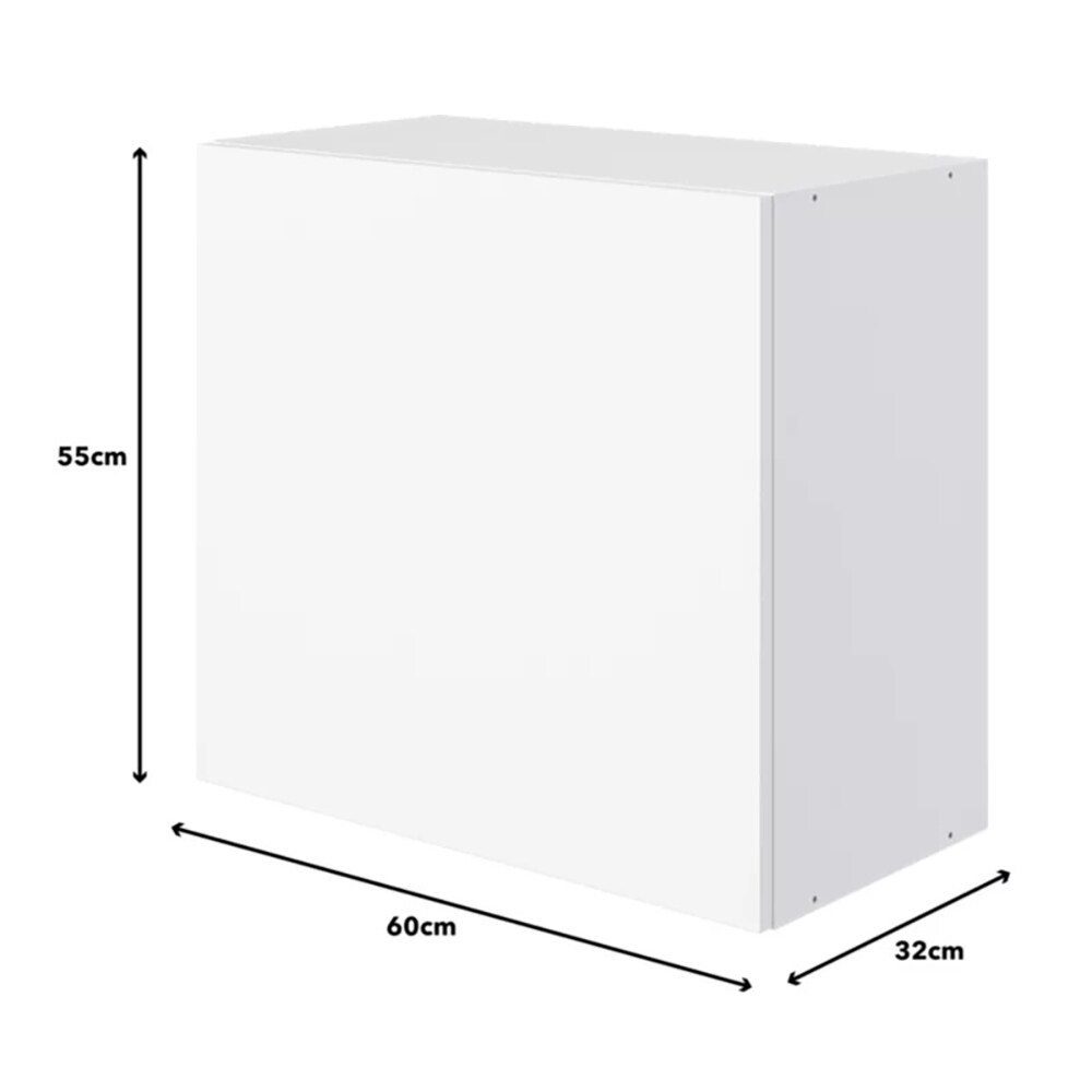 Corp suspendat bucatarie Pragma, PAL, 60 x 32 x 55cm, alb