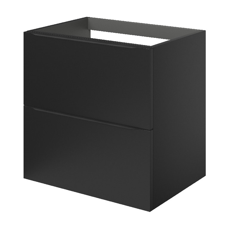 Baza pentru lavoar, suspendata, Negru, 60 x 60 cm  GoodHome Imandra