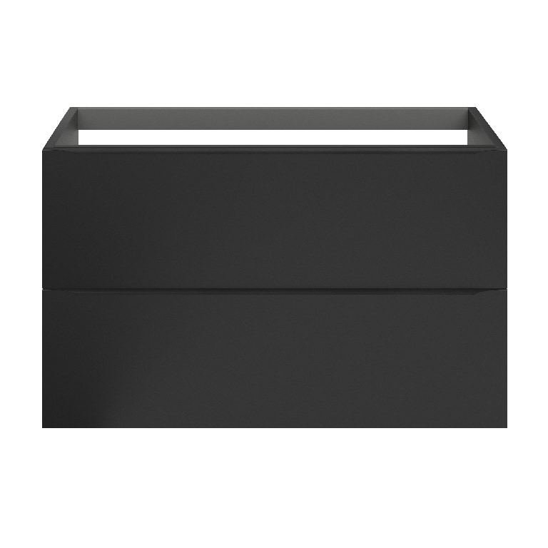 Baza pentru lavoar, suspendata, Negru, 100 x 60 cm GoodHome Imandra