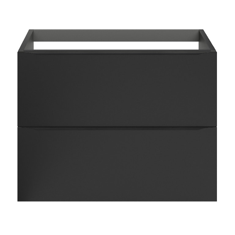 Baza pentru lavoar, suspendata, Negru, 80 x 60 cm GoodHome Imandra