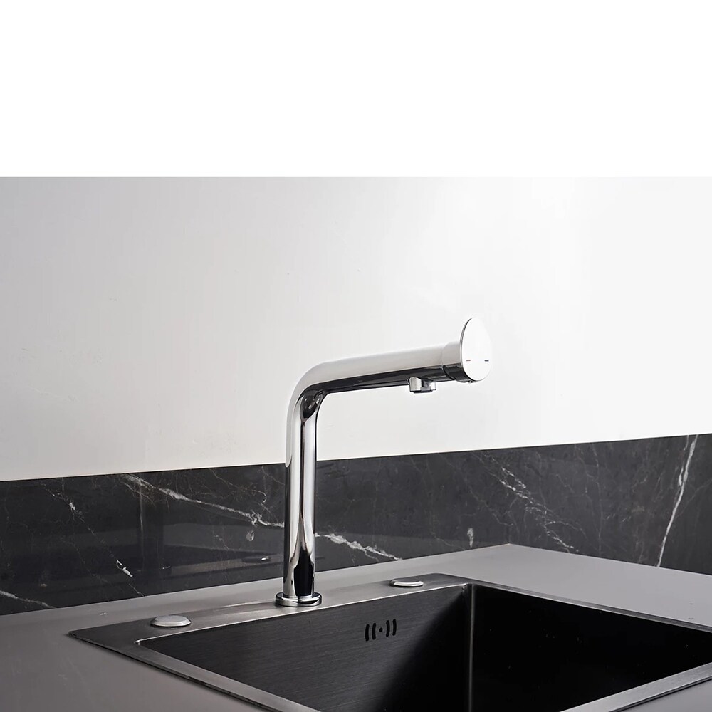 Baterie bucatarie GOODHOME Cascabel, alama, crom