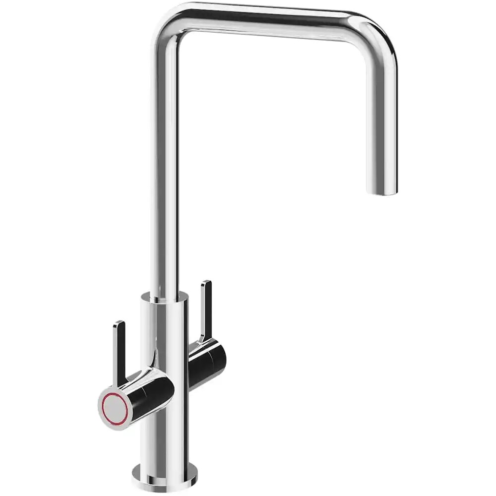 Baterie bucatarie GOODHOME Kamut, alama, crom