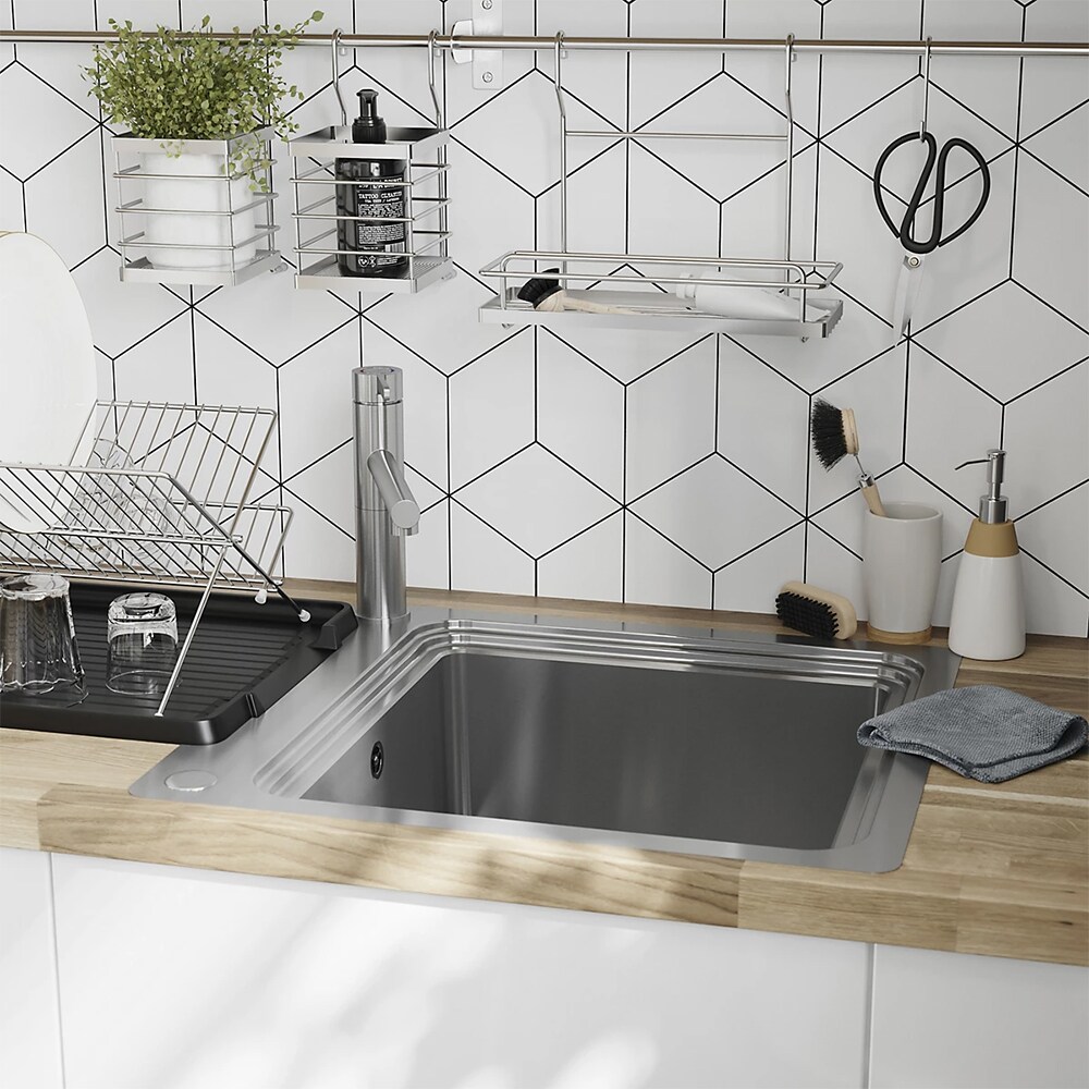 Baterie bucatarie GOODHOME Morita Top SS, alama, crom