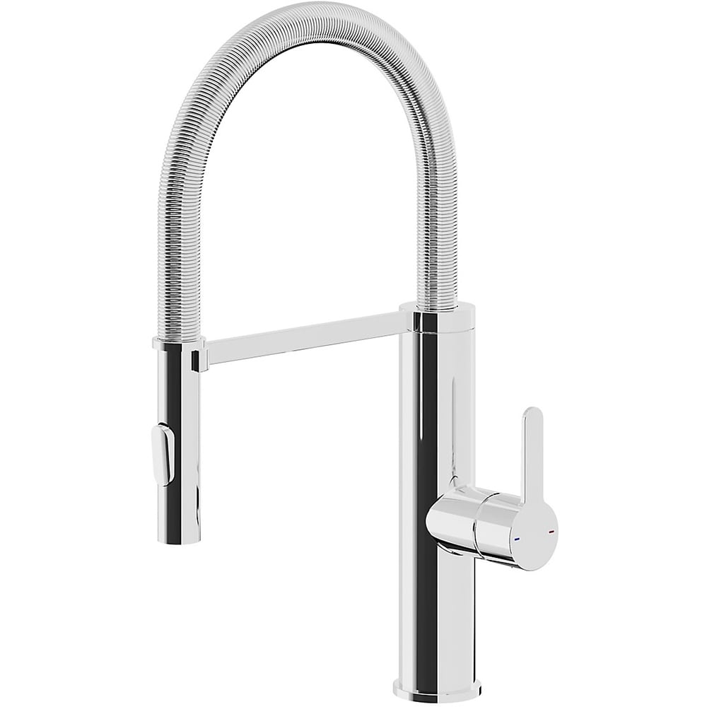 Baterie bucatarie GOODHOME Saffron, alama, crom