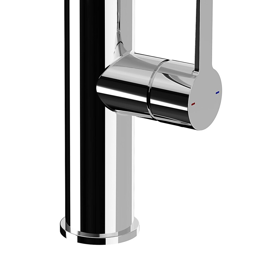 Baterie bucatarie GOODHOME Saffron, alama, crom