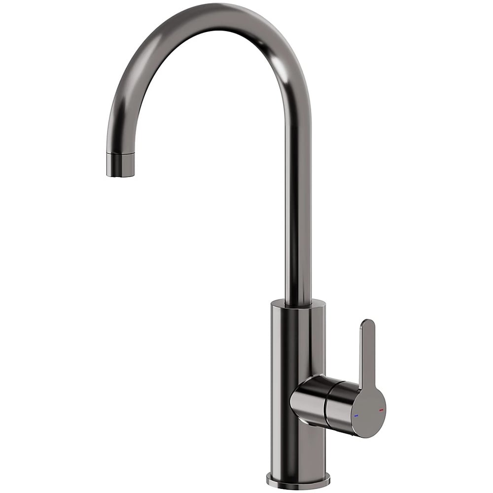 Baterie bucatarie GOODHOME Zanthe, alama, titan