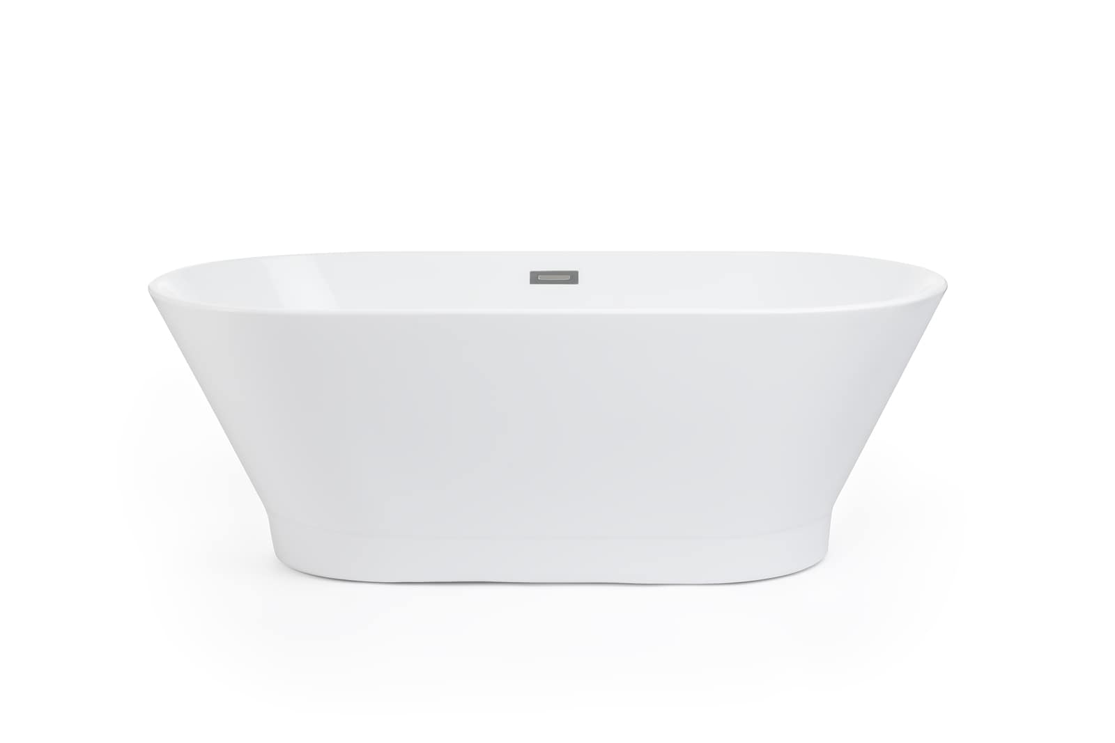 Cada baie freestanding FIBREX Oslo, acril, 170 x 75 cm, alb