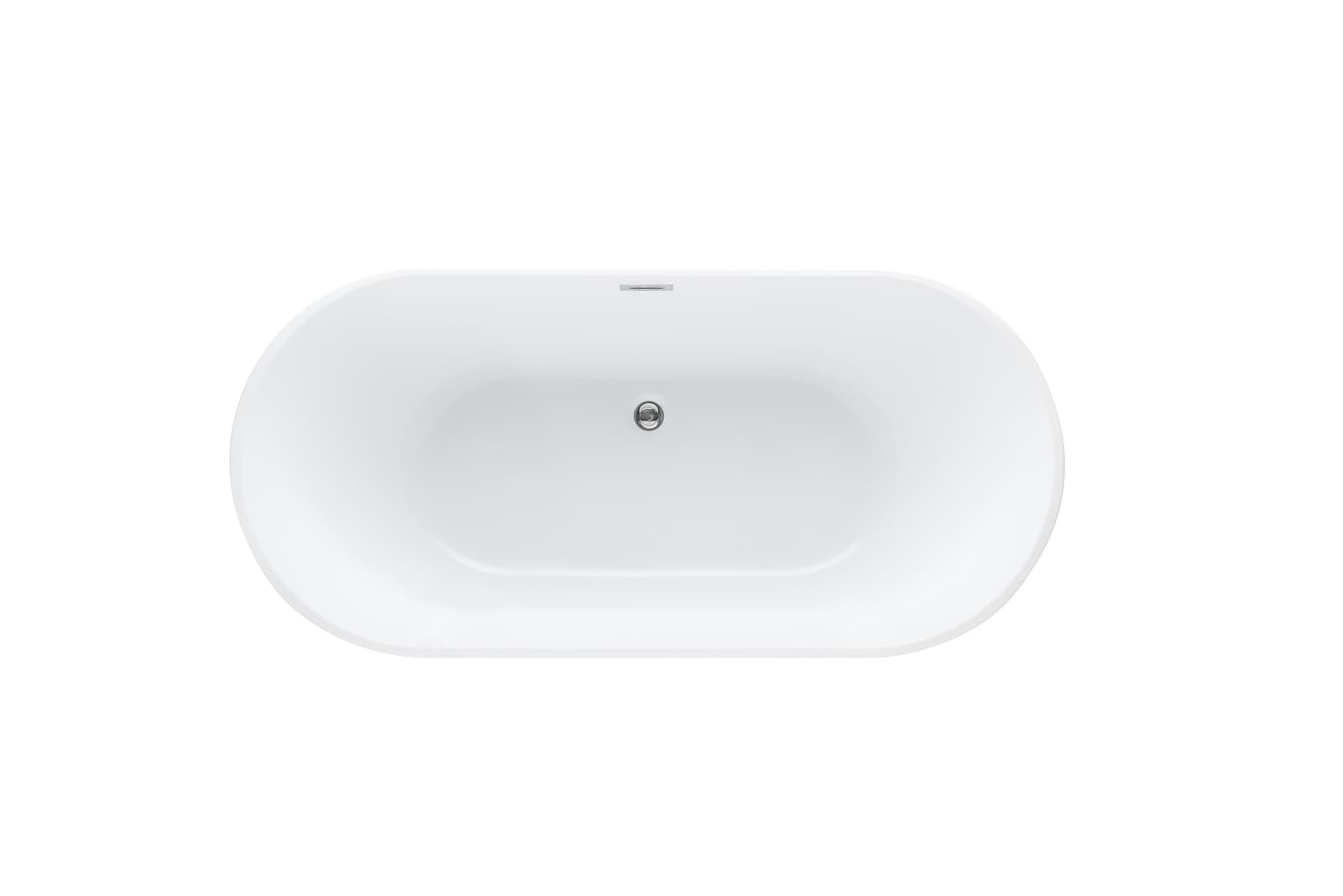 Cada baie freestanding FIBREX Oslo, acril, 170 x 75 cm, alb