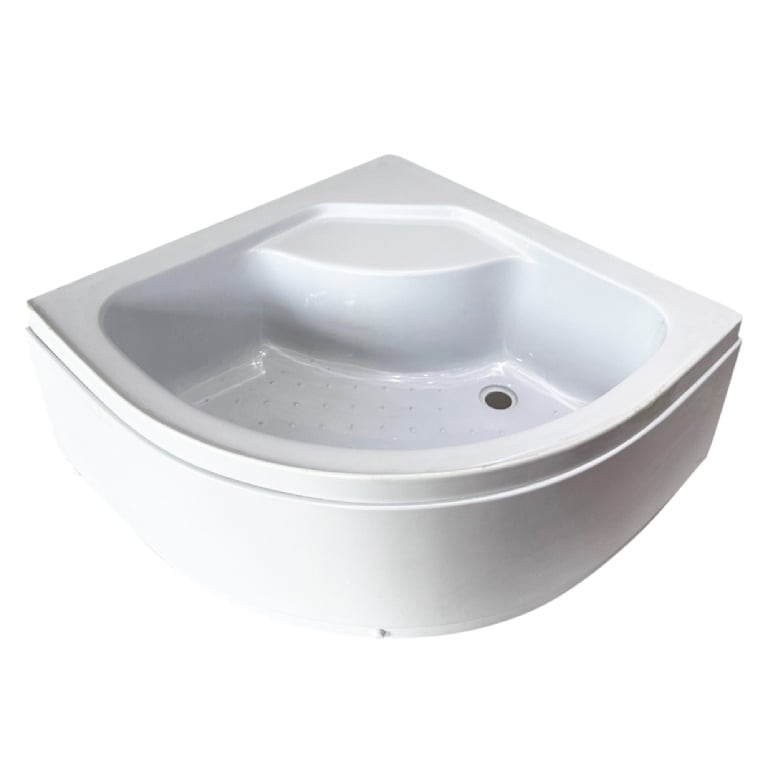 Cabina dus simpla, inalta, patrata, 80 x 80 cm 